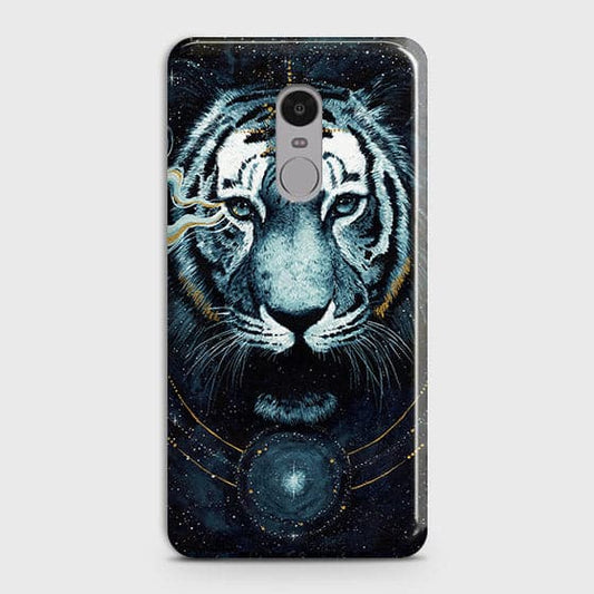 Xiaomi Redmi 4X Cover - Vintage Galaxy Tiger Printed Hard Case with Life Time Colors Guarantee - OrderNation