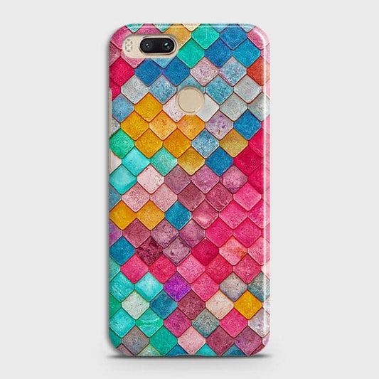 Xiaomi Mi A1Cover - Chic Colorful Mermaid Printed Hard Case with Life Time Colors Guarantee