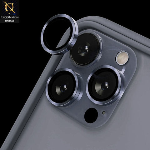 iPhone 14 Pro Max Protector - Metal Ring Camera Glass Protector