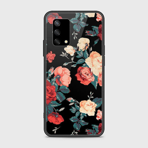 Oppo Reno 6 Lite Cover - Floral Series 2 - HQ Ultra Shine Premium Infinity Glass Soft Silicon Borders Case