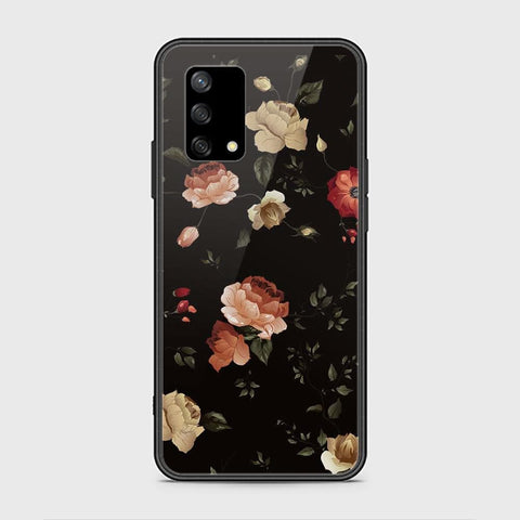 Oppo A95 4G Cover - Floral Series 2 - HQ Ultra Shine Premium Infinity Glass Soft Silicon Borders Case