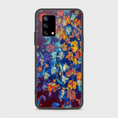 Oppo A74 Cover - Floral Series 2 - HQ Ultra Shine Premium Infinity Glass Soft Silicon Borders Case