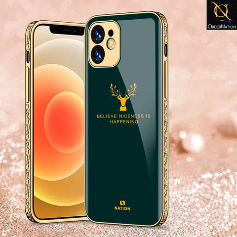 iPhone 11 Pro Cover - Nice Series - HQ Ultra Shine Premium Infinity Glass Soft Silicon Borders Case