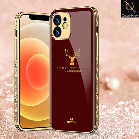 iPhone 11 Pro Cover - Nice Series - HQ Ultra Shine Premium Infinity Glass Soft Silicon Borders Case