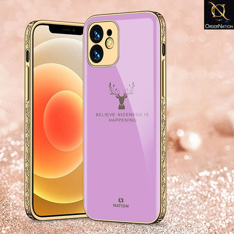 iPhone 11 Pro Cover - Nice Series - HQ Ultra Shine Premium Infinity Glass Soft Silicon Borders Case