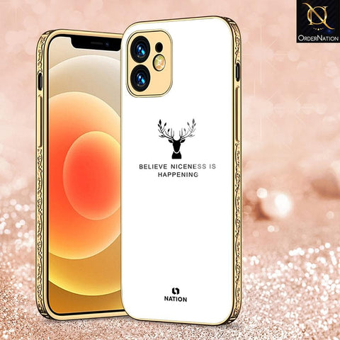 iPhone 11 Pro Cover - Nice Series - HQ Ultra Shine Premium Infinity Glass Soft Silicon Borders Case