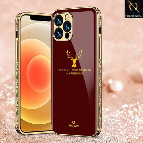 iPhone 11 Pro Max Cover - Nice Series - HQ Ultra Shine Premium Infinity Glass Soft Silicon Borders Case