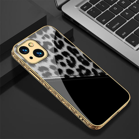 iPhone 13 Cover - Printed Skins Series - HQ Ultra Shine Premium Infinity Glass Soft Silicon Borders Case