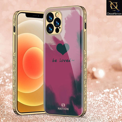 iPhone 11 Pro Max Cover - Onation Heart Series - HQ Ultra Shine Premium Infinity Glass Soft Silicon Borders Case