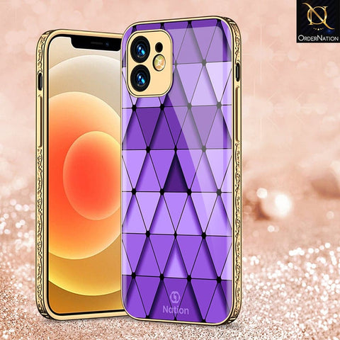 iPhone 11 Cover - Onation Pyramid Series - HQ Ultra Shine Premium Infinity Glass Soft Silicon Borders Case