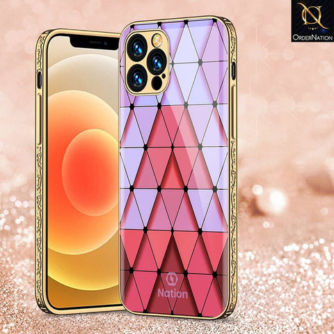 iPhone 11 Pro Max Cover - Onation Pyramid Series - HQ Ultra Shine Premium Infinity Glass Soft Silicon Borders Case