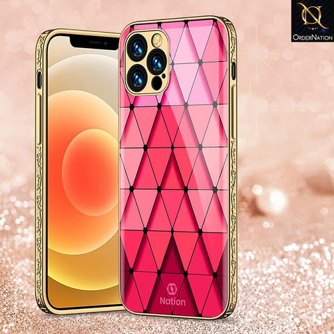 iPhone 11 Pro Max Cover - Onation Pyramid Series - HQ Ultra Shine Premium Infinity Glass Soft Silicon Borders Case