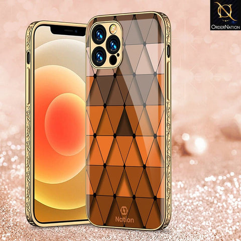 iPhone 11 Pro Max Cover - Onation Pyramid Series - HQ Ultra Shine Premium Infinity Glass Soft Silicon Borders Case