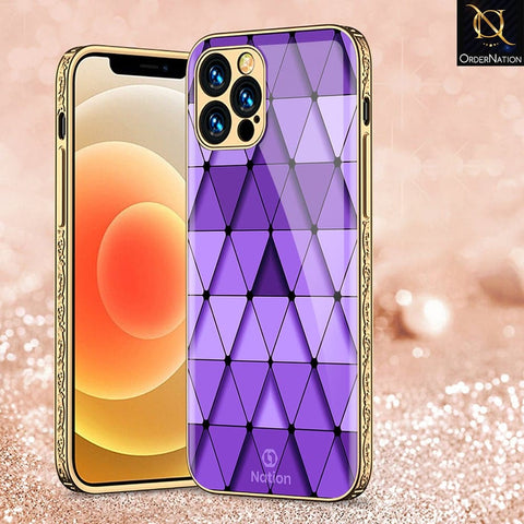 iPhone 11 Pro Max Cover - Onation Pyramid Series - HQ Ultra Shine Premium Infinity Glass Soft Silicon Borders Case