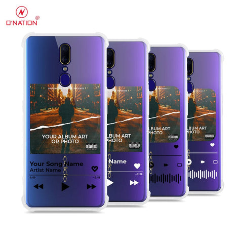 Oppo F11 Cover - Personalised Album Art Series - 4 Designs - Clear Phone Case - Soft Silicon Borders