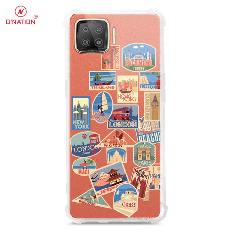 Oppo F17 Cover - Personalised Boarding Pass Ticket Series - 5 Designs - Clear Phone Case - Soft Silicon Borders