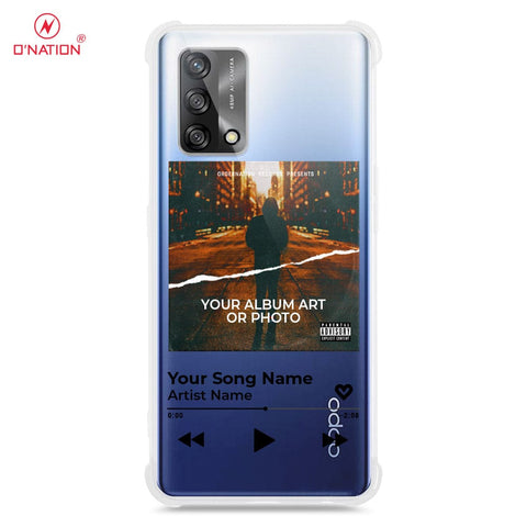 Oppo F19 Cover - Personalised Album Art Series - 4 Designs - Clear Phone Case - Soft Silicon Borders