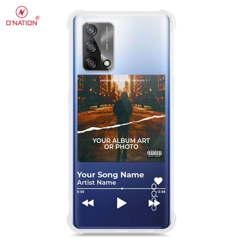 Oppo F19 Cover - Personalised Album Art Series - 4 Designs - Clear Phone Case - Soft Silicon Borders