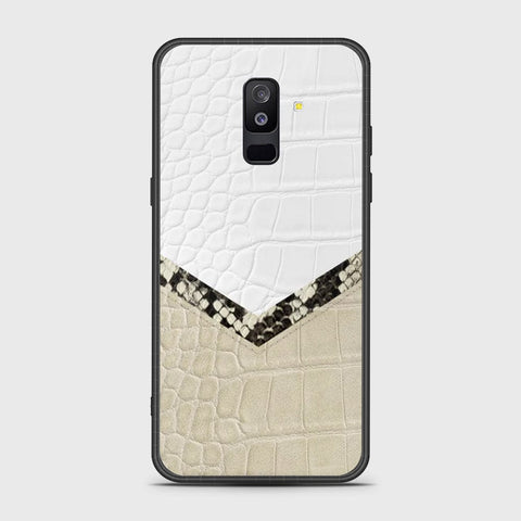 Samsung Galaxy A6 Plus 2018 Cover- Printed Skins Series - HQ Ultra Shine Premium Infinity Glass Soft Silicon Borders Case