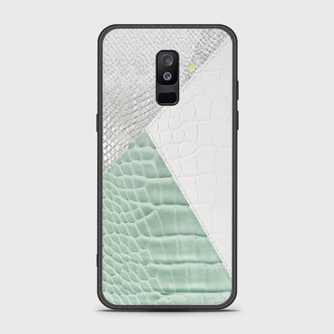 Samsung Galaxy A6 Plus 2018 Cover- Printed Skins Series - HQ Ultra Shine Premium Infinity Glass Soft Silicon Borders Case