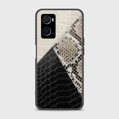 Oppo A76 Cover- Printed Skins Series - HQ Ultra Shine Premium Infinity Glass Soft Silicon Borders Case