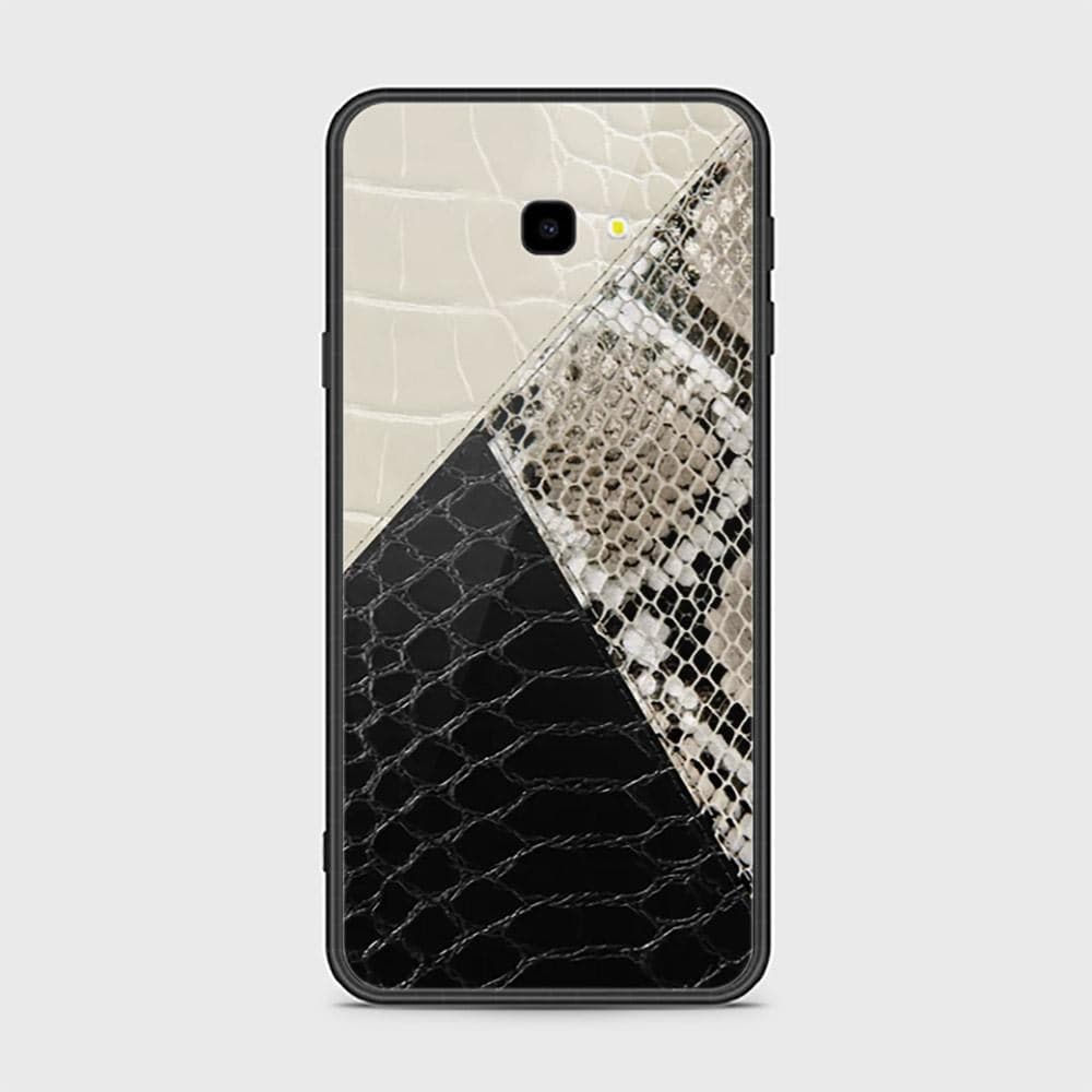 Samsung Galaxy J4 Plus Cover - Printed Skins Series - HQ Ultra Shine Premium Infinity Glass Soft Silicon Borders Case