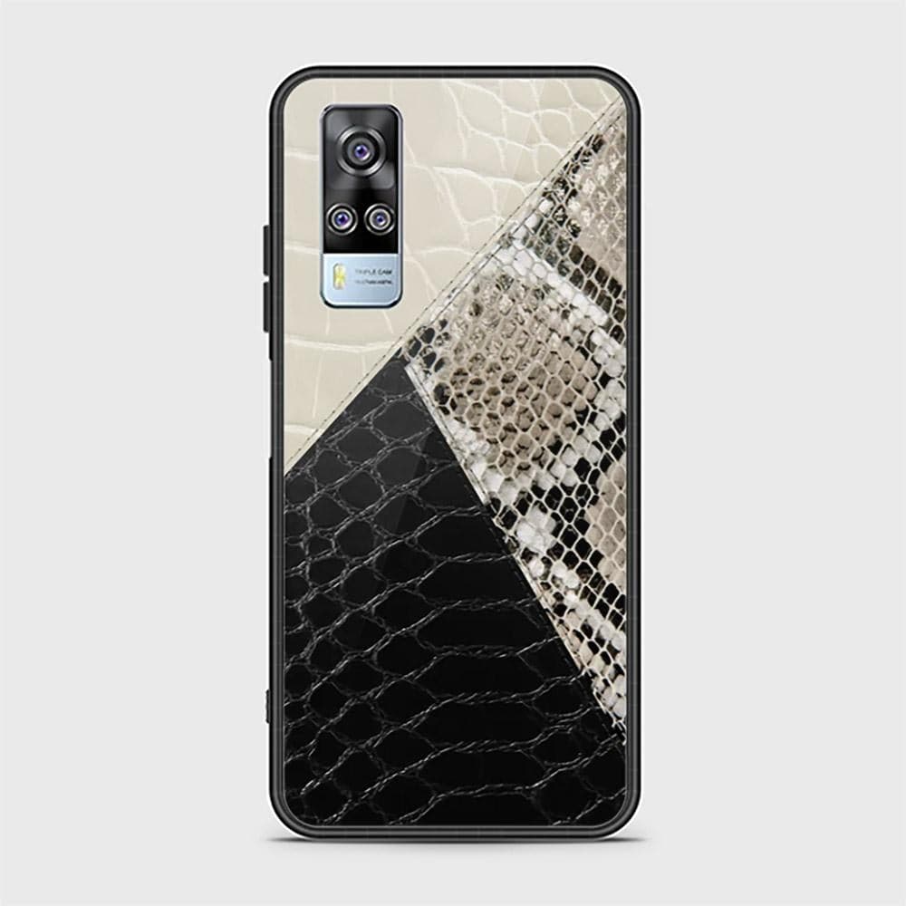 Vivo Y31 Cover - Printed Skins Series - HQ Ultra Shine Premium Infinity Glass Soft Silicon Borders Case