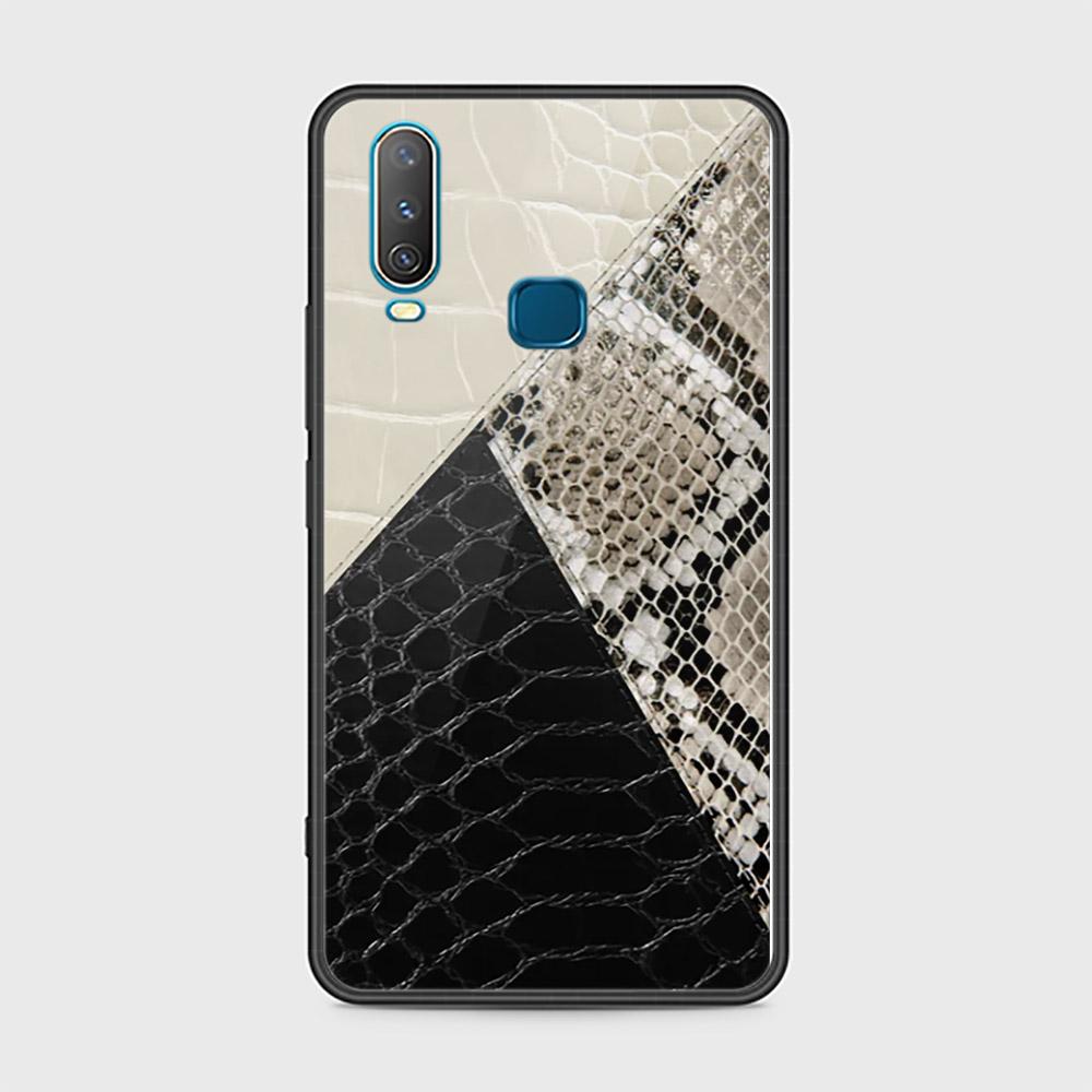 Vivo Y17 Cover - Printed Skins Series - HQ Ultra Shine Premium Infinity Glass Soft Silicon Borders Case