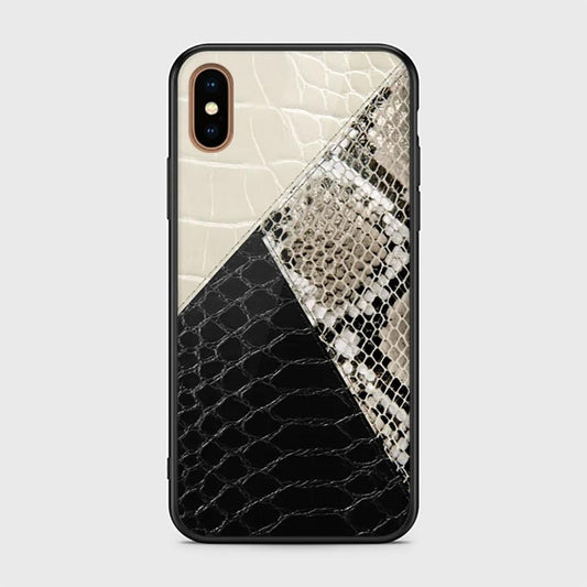 iPhone XS Max Cover - Printed Skins Series - HQ Ultra Shine Premium Infinity Glass Soft Silicon Borders Case