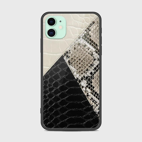 iPhone 11 Cover - Printed Skins Series - HQ Ultra Shine Premium Infinity Glass Soft Silicon Borders Case