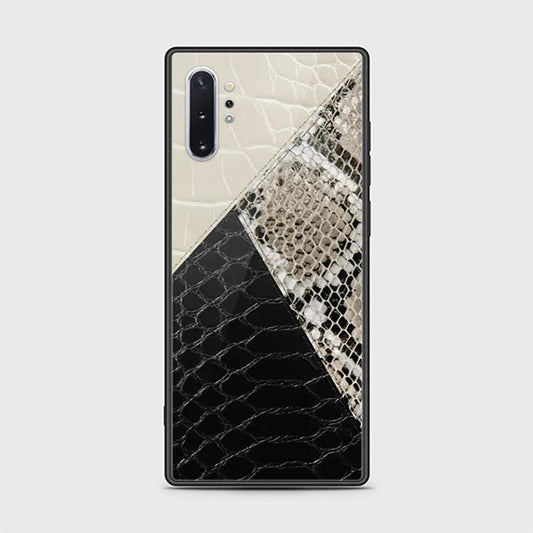 Samsung Galaxy Note 10 Plus Cover - Printed Skins Series - HQ Ultra Shine Premium Infinity Glass Soft Silicon Borders Case