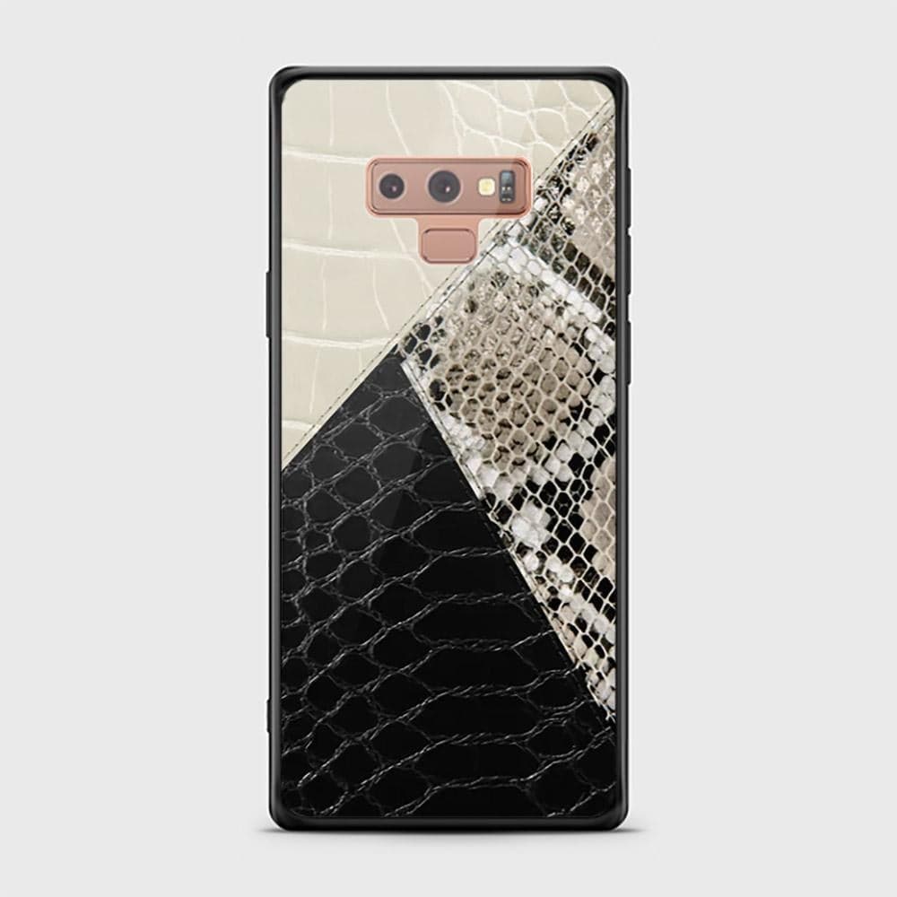 Samsung Galaxy Note 9 Cover - Printed Skins Series - HQ Ultra Shine Premium Infinity Glass Soft Silicon Borders Case