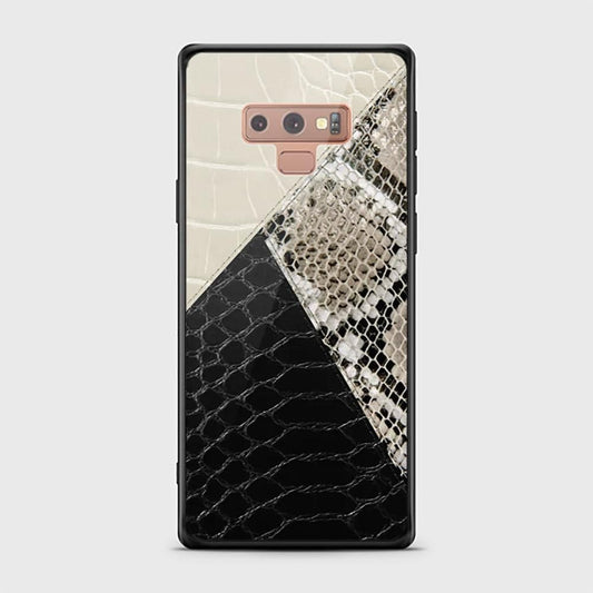 Samsung Galaxy Note 9 Cover - Printed Skins Series - HQ Ultra Shine Premium Infinity Glass Soft Silicon Borders Case