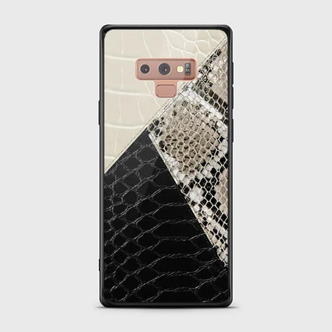 Samsung Galaxy Note 9 Cover - Printed Skins Series - HQ Ultra Shine Premium Infinity Glass Soft Silicon Borders Case