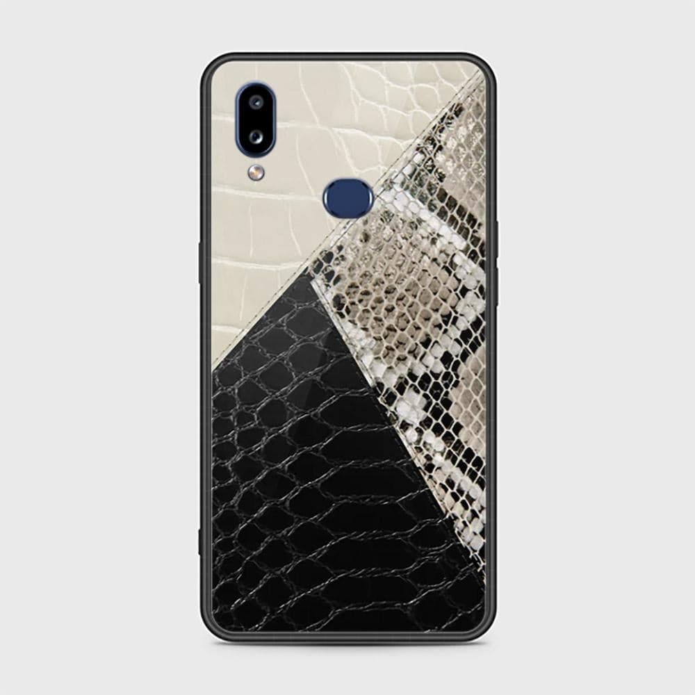 Samsung Galaxy A10s Cover - Printed Skins Series - HQ Ultra Shine Premium Infinity Glass Soft Silicon Borders Case