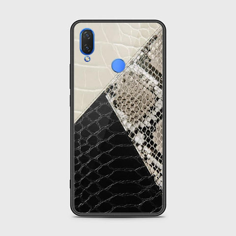 Huawei Nova 3i  Cover - Printed Skins Series - HQ Ultra Shine Premium Infinity Glass Soft Silicon Borders Case