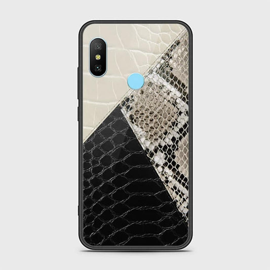 Xiaomi Redmi 6 Pro Cover - Printed Skins Series - HQ Ultra Shine Premium Infinity Glass Soft Silicon Borders Case