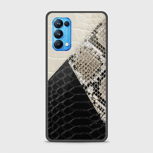 Oppo Reno 5 Pro 5G Cover - Printed Skins Series - HQ Ultra Shine Premium Infinity Glass Soft Silicon Borders Case