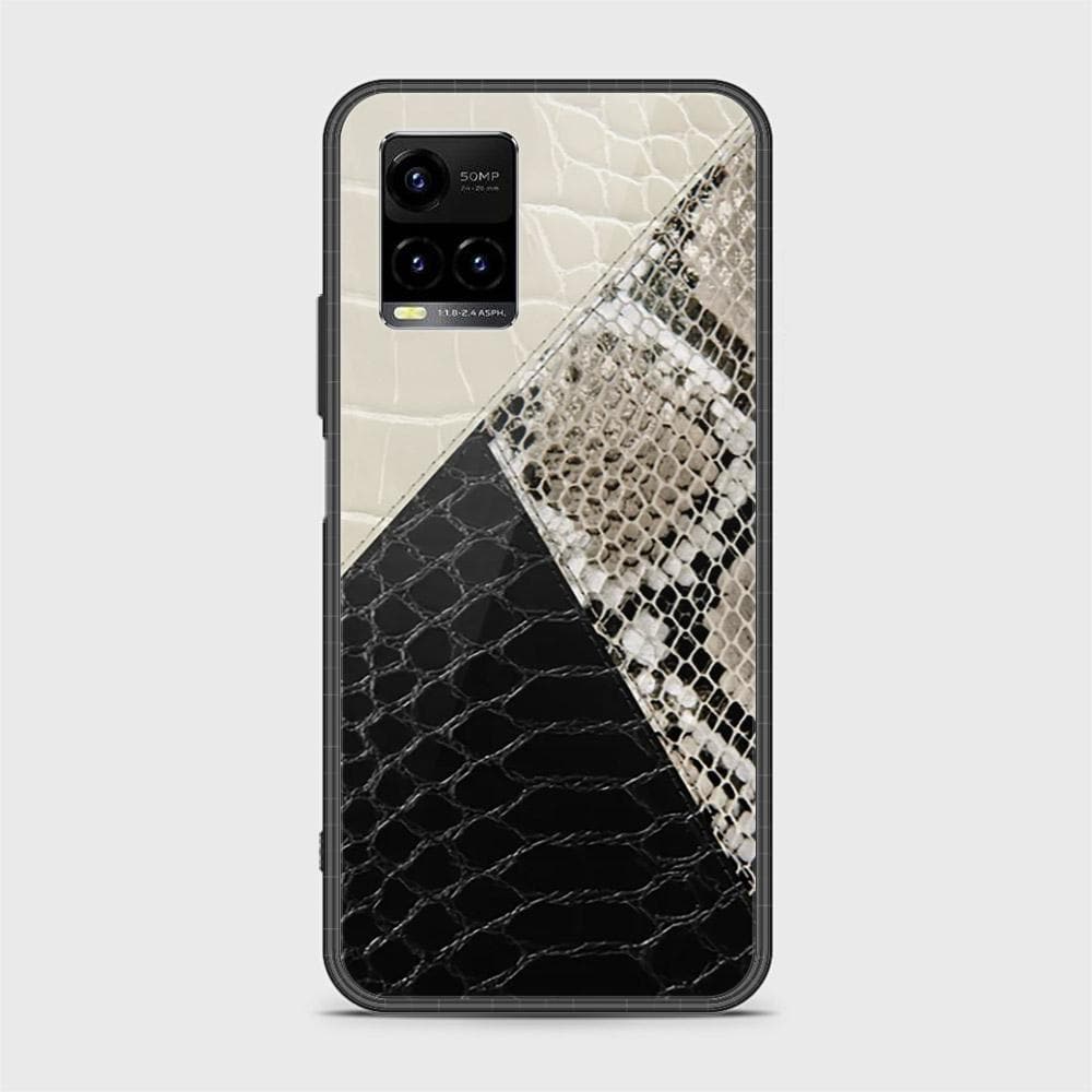 Vivo Y33T Cover - Printed Skins Series - HQ Ultra Shine Premium Infinity Glass Soft Silicon Borders Case