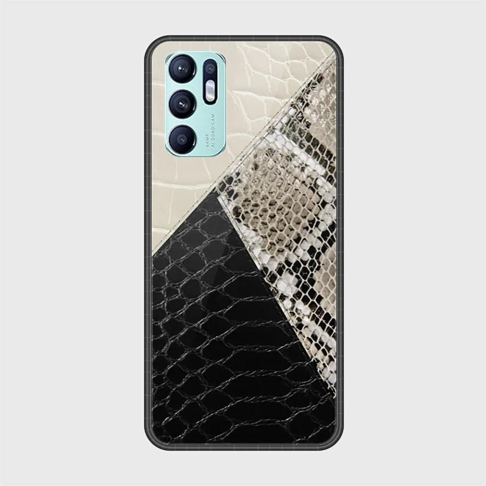 Oppo Reno 6 Cover - Printed Skins Series - HQ Ultra Shine Premium Infinity Glass Soft Silicon Borders Case