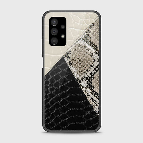 Samsung Galaxy A13 4G Cover- Printed Skins Series - HQ Ultra Shine Premium Infinity Glass Soft Silicon Borders Case