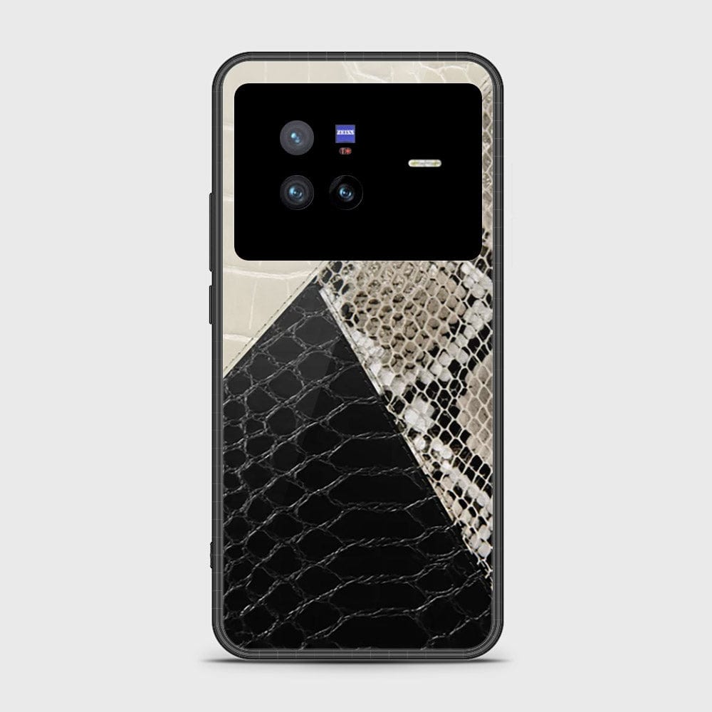 Vivo X80 Cover- Printed Skins Series - HQ Ultra Shine Premium Infinity Glass Soft Silicon Borders Case