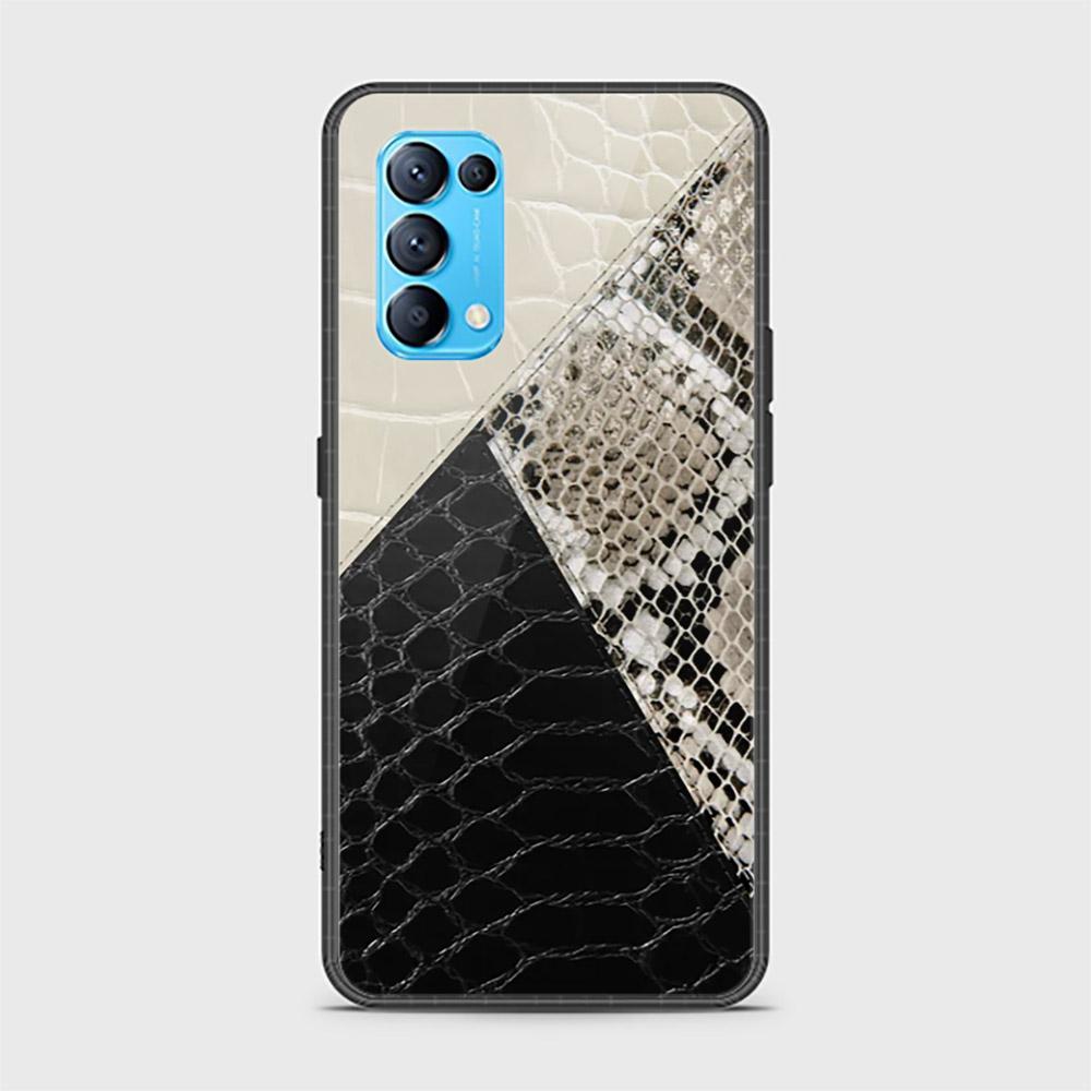 Oppo Reno 5 4G Cover - Printed Skins Series - HQ Ultra Shine Premium Infinity Glass Soft Silicon Borders Case