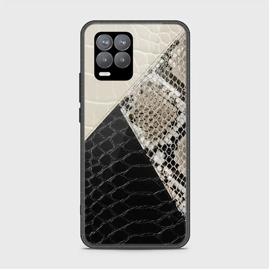 Realme 8 Cover - Printed Skins Series - HQ Ultra Shine Premium Infinity Glass Soft Silicon Borders Case