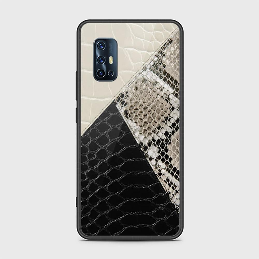 Vivo V17 Cover - Printed Skins Series - HQ Ultra Shine Premium Infinity Glass Soft Silicon Borders Case