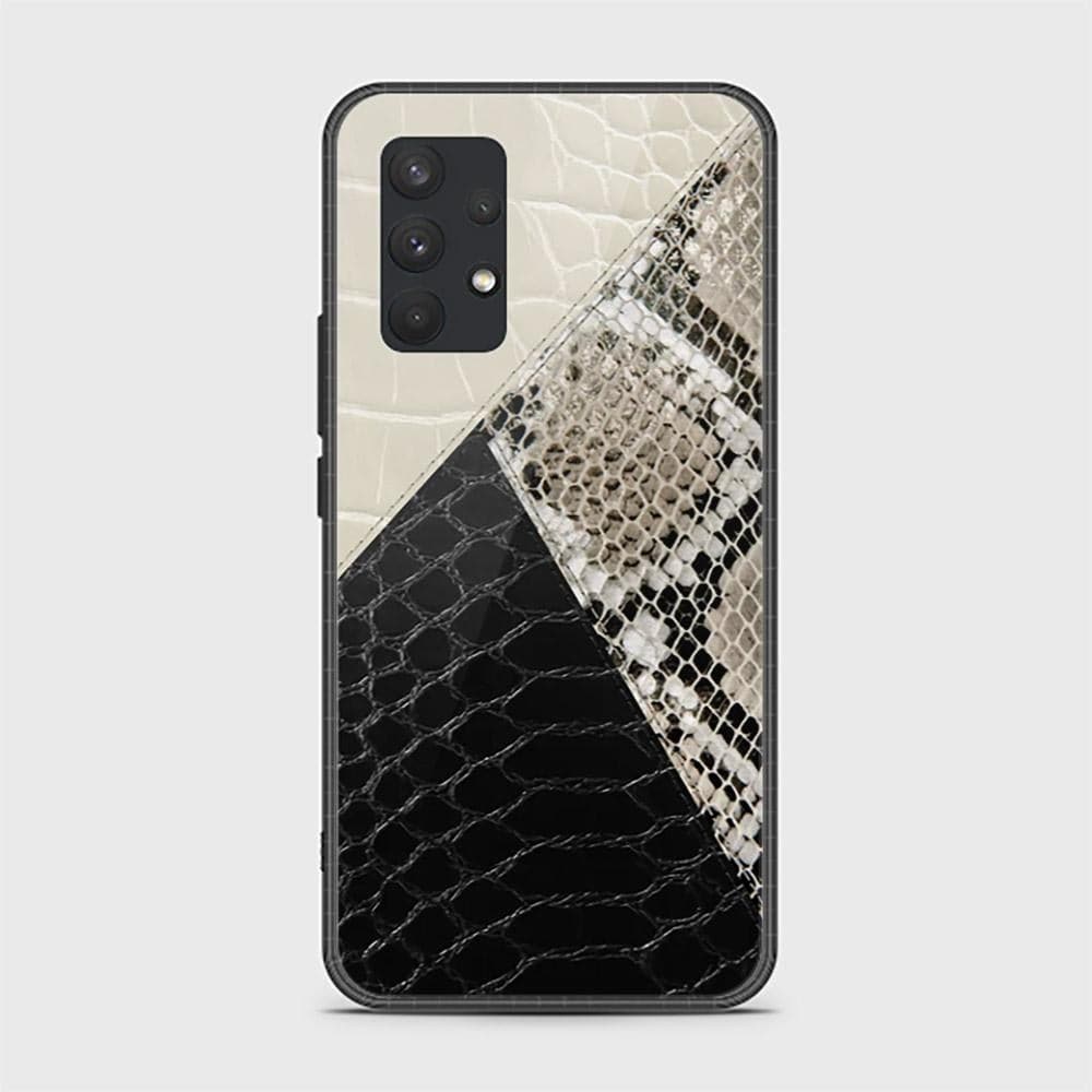 Samsung Galaxy A32 4G Cover - Printed Skins Series - HQ Ultra Shine Premium Infinity Glass Soft Silicon Borders Case