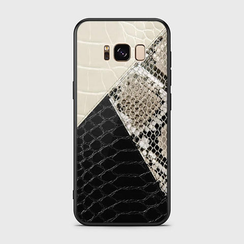 Samsung Galaxy S8 Cover - Printed Skins Series - HQ Ultra Shine Premium Infinity Glass Soft Silicon Borders Case