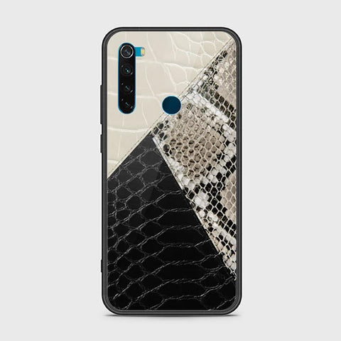 Xiaomi Redmi Note 8 Cover - Printed Skins Series - HQ Ultra Shine Premium Infinity Glass Soft Silicon Borders Case