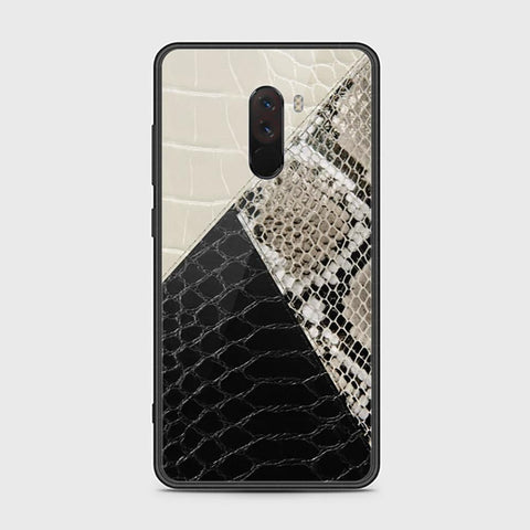 Xiaomi Pocophone F1 Cover - Printed Skins Series - HQ Ultra Shine Premium Infinity Glass Soft Silicon Borders Case