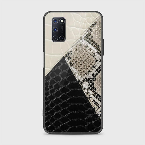 Oppo A92 Cover - Printed Skins Series - HQ Ultra Shine Premium Infinity Glass Soft Silicon Borders Case